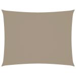 Pânză parasolar gri taupe 3,5x5m țesătură oxford dreptunghiular GartenMobel Dekor