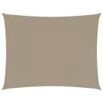 Pânză parasolar gri taupe 3,5x5m țesătură oxford dreptunghiular GartenMobel Dekor