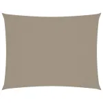 Pânză parasolar gri taupe 6x7 m țesătură oxford dreptunghiular GartenMobel Dekor