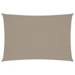 Parasolar, gri taupe, 2,5x4,5m, țesătură oxford, dreptunghiular GartenMobel Dekor