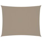 Parasolar, gri taupe, 3,5x4,5 m, țesătură oxford dreptunghiular GartenMobel Dekor