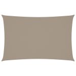 Parasolar, gri taupe, 4x7 m, țesătură oxford, dreptunghiular GartenMobel Dekor