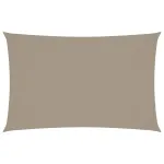 Parasolar, gri taupe, 4x7 m, țesătură oxford, dreptunghiular GartenMobel Dekor