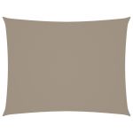 Parasolar, gri taupe, 6x8 m, țesătură oxford, dreptunghiular GartenMobel Dekor