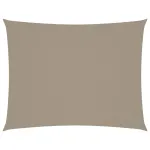 Parasolar gri taupe 5x7 m țesătură oxford dreptunghiular GartenMobel Dekor