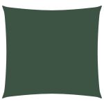 Pânză parasolar, verde închis, 4x4 m, țesătură oxford, pătrat GartenMobel Dekor