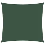 Pânză parasolar, verde închis, 4x4 m, țesătură oxford, pătrat GartenMobel Dekor