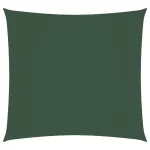 Pânză parasolar, verde închis, 5x5 m, țesătură oxford, pătrat GartenMobel Dekor