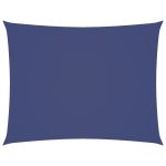 Pânză parasolar albastru 4x6 m țesătură oxford dreptunghiular GartenMobel Dekor