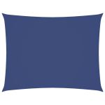 Pânză parasolar albastru 5x6 m, țesătură oxford, dreptunghiular GartenMobel Dekor