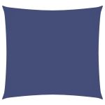 Parasolar, albastru, 5x5 m, țesătură oxford, pătrat GartenMobel Dekor