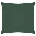 Parasolar, verde închis, 2,5x2,5 m, țesătură oxford, pătrat GartenMobel Dekor