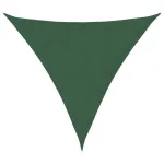 Parasolar, verde închis, 4x4x4m, țesătură oxford, triunghiular GartenMobel Dekor