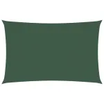 Parasolar, verde închis, 4x7 m, țesătură oxford, dreptunghiular GartenMobel Dekor
