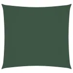 Parasolar, verde închis, 7x7 m, țesătură oxford, pătrat GartenMobel Dekor
