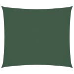 Parasolar verde închis 2,5x3 m țesătură oxford dreptunghiular GartenMobel Dekor