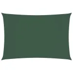Parasolar verde închis 2,5x4,5 m țesătură oxford dreptunghiular GartenMobel Dekor