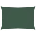 Parasolar verde închis 2,5x4,5 m țesătură oxford dreptunghiular GartenMobel Dekor