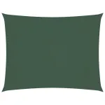 Parasolar verde închis 2,5x4 m țesătură oxford dreptunghiular GartenMobel Dekor