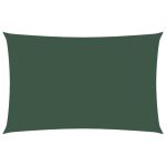 Parasolar verde închis 2,5x5 m țesătură oxford dreptunghiular GartenMobel Dekor