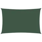 Parasolar verde închis 2,5x5 m țesătură oxford dreptunghiular GartenMobel Dekor