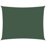 Parasolar verde închis 2x3,5 m țesătură oxford dreptunghiular GartenMobel Dekor