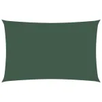 Parasolar verde închis 2x4,5 m țesătură oxford dreptunghiular GartenMobel Dekor