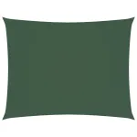 Parasolar verde închis 3,5x5 m țesătură oxford dreptunghiular GartenMobel Dekor