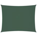 Parasolar verde închis 3x4,5 m țesătură oxford dreptunghiular GartenMobel Dekor