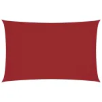Pânză parasolar, roșu, 2,5x5 m, țesătură oxford, dreptunghiular GartenMobel Dekor