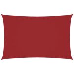 Pânză parasolar, roșu, 2,5x5 m, țesătură oxford, dreptunghiular GartenMobel Dekor