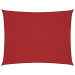 Pânză parasolar, roșu, 4x6 m, țesătură oxford, dreptunghiular GartenMobel Dekor