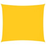 Pânză parasolar galben 2,5x3 m țesătură oxford dreptunghiular GartenMobel Dekor