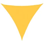 Parasolar, galben, 3,6x3,6x3,6 m, țesătură oxford, triunghiular GartenMobel Dekor