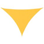 Parasolar, galben, 3x4x4 m, țesătură oxford, triunghiular GartenMobel Dekor