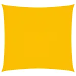 Parasolar, galben, 4x4 m, țesătură oxford, pătrat GartenMobel Dekor