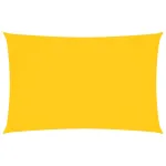 Parasolar, galben, 4x7 m, țesătură oxford, dreptunghiular GartenMobel Dekor