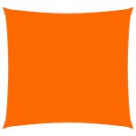 Parasolar, portocaliu, 3x3 m, țesătură oxford, pătrat GartenMobel Dekor
