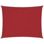 Parasolar, roșu, 2,5x4 m, țesătură oxford, dreptunghiular GartenMobel Dekor