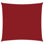 Parasolar, roșu, 2x2 m, țesătură oxford, pătrat GartenMobel Dekor