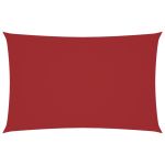 Parasolar, roșu, 2x4,5 m, țesătură oxford, dreptunghiular GartenMobel Dekor