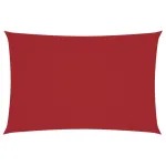 Parasolar, roșu, 2x4 m, țesătură oxford, dreptunghiular GartenMobel Dekor