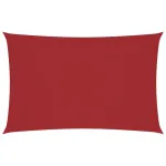 Parasolar, roșu, 2x5 m, țesătură oxford, dreptunghiular GartenMobel Dekor