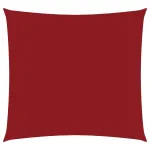 Parasolar, roșu, 3,6x3,6 m, țesătură oxford, pătrat GartenMobel Dekor