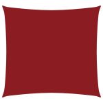 Parasolar, roșu, 3x3 m, țesătură oxford, pătrat GartenMobel Dekor