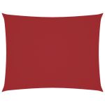 Parasolar, roșu, 3x4 m, țesătură oxford, dreptunghiular GartenMobel Dekor