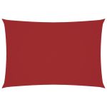 Parasolar, roșu, 3x5 m, țesătură oxford, dreptunghiular GartenMobel Dekor