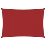 Parasolar, roșu, 3x5 m, țesătură oxford, dreptunghiular GartenMobel Dekor