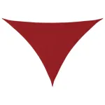 Parasolar, roșu, 4x5x6,4 m, țesătură oxford, triunghiular GartenMobel Dekor