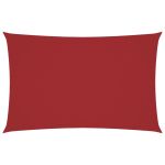 Parasolar, roșu, 4x7 m, țesătură oxford, dreptunghiular GartenMobel Dekor